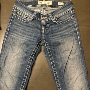 BKE Stella jeans. 24L but hemmed so they for like 24R.